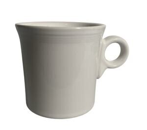 White Fiesta HLC FiestaWare Stamp Lead Free Ring Handle Coffee Cup Mug